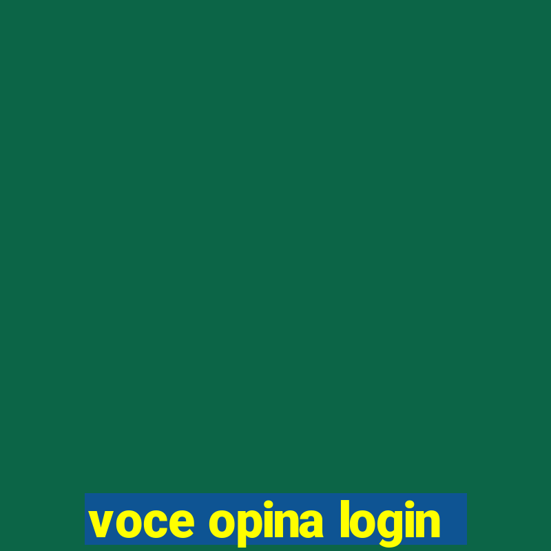 voce opina login